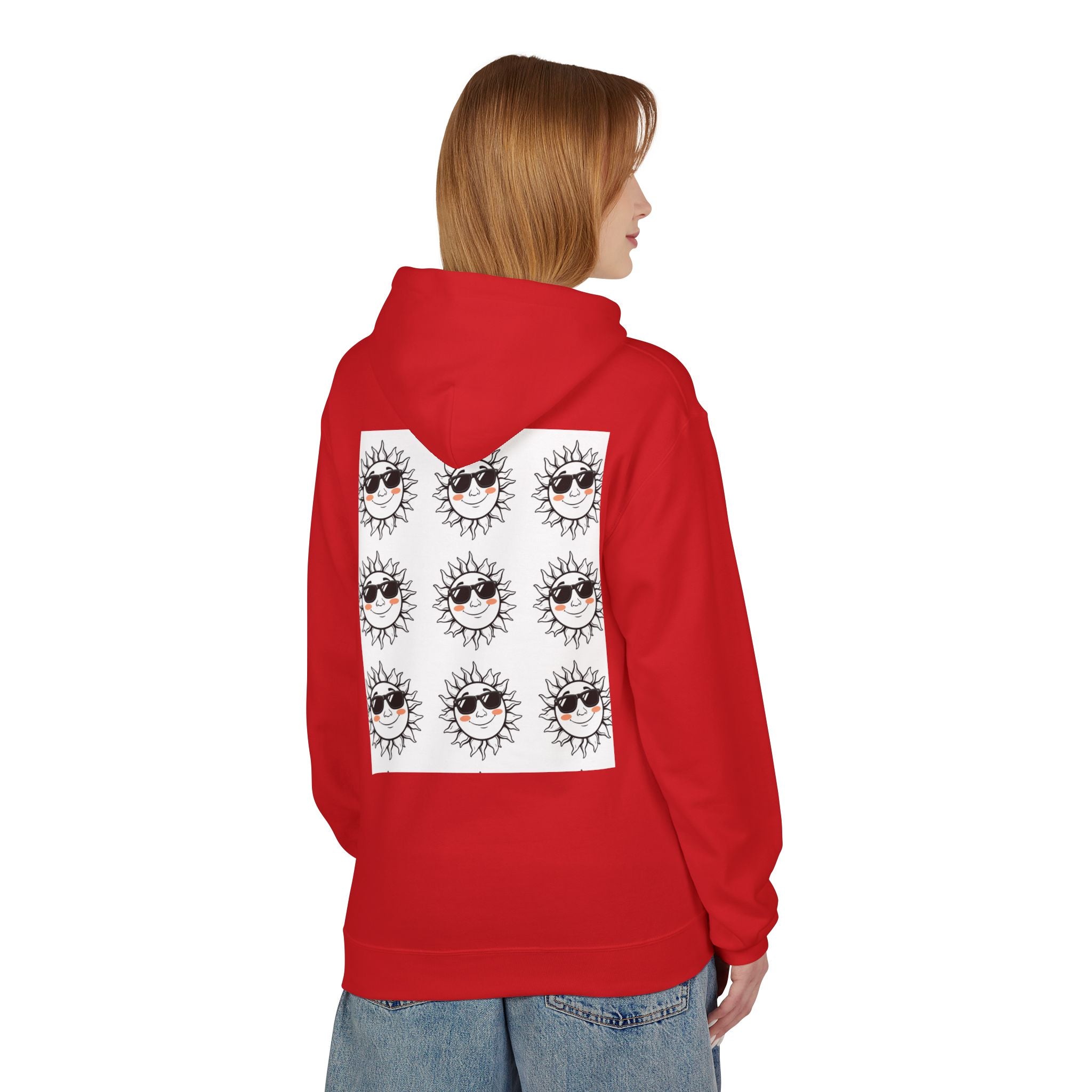 Chic Graphic Hoodie with Eye Motif, Cozy Streetwear, Perfect for Everyday Wear, Unique Gift for Fashion Lovers, Ideal for Casual Outings