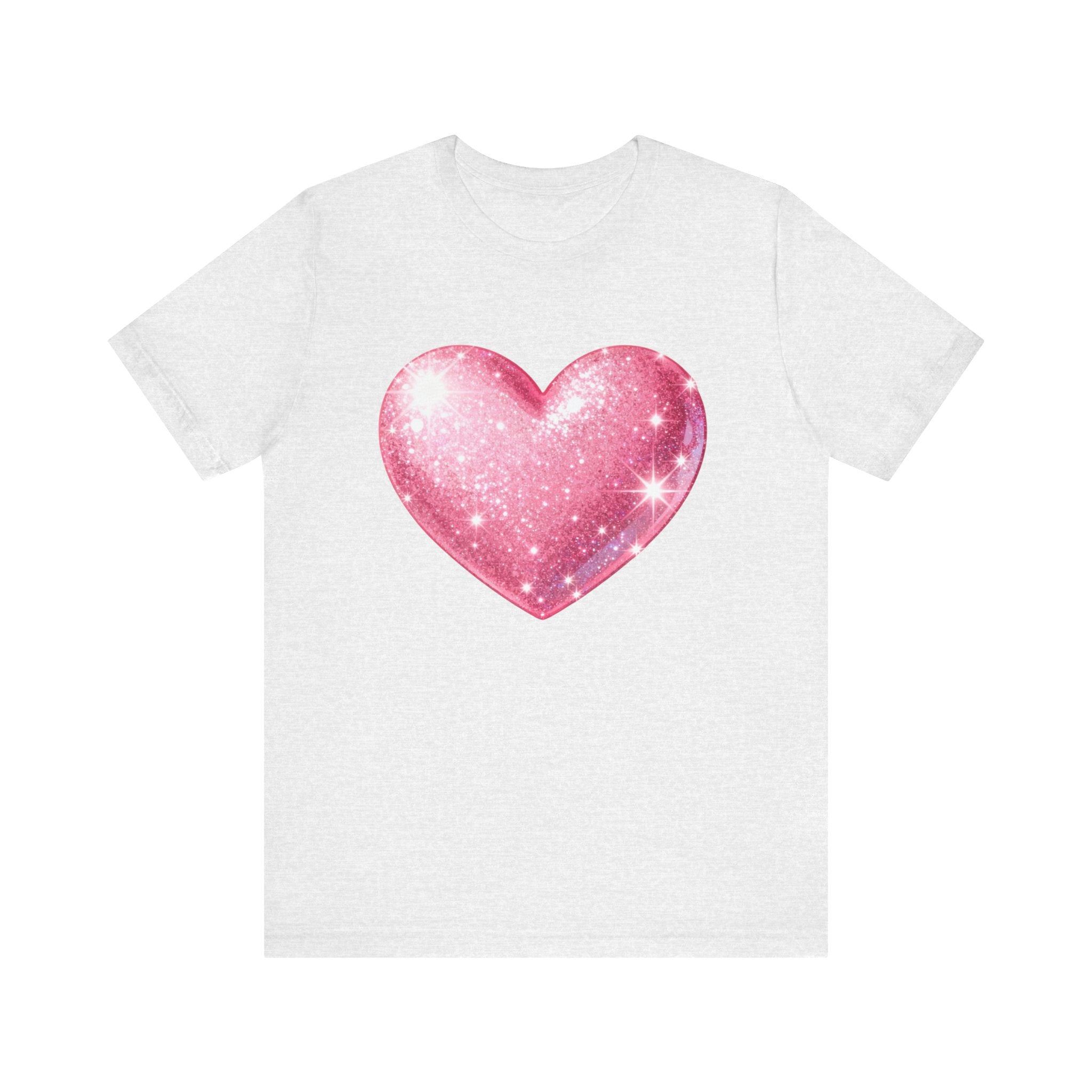 Cute Heart Graphic Unisex Tee, Casual Shirt, Valentine's Gift, Summer Wear, Heart T-Shirt, Everyday Fashion