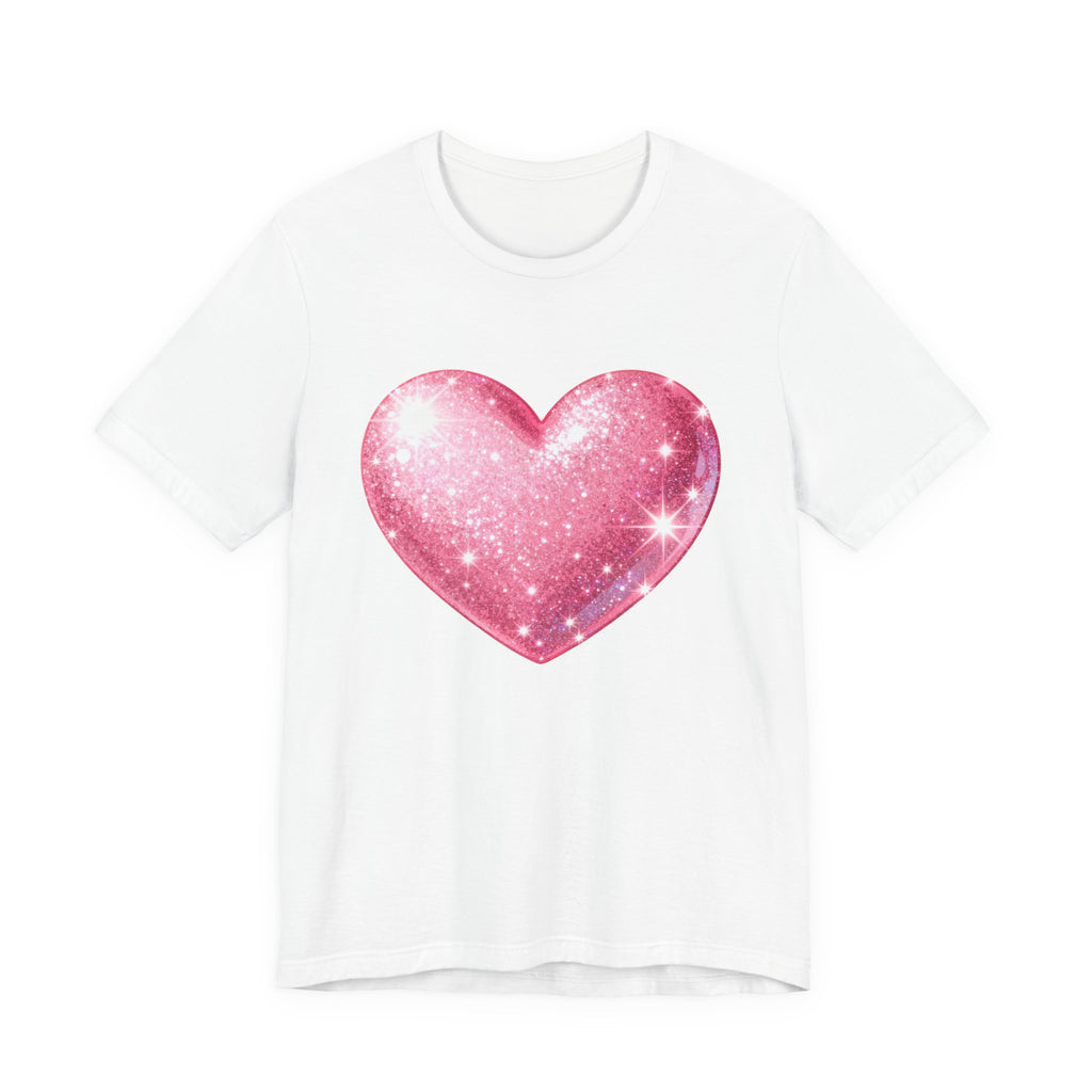 Cute Heart Graphic Unisex Tee, Casual Shirt, Valentine's Gift, Summer Wear, Heart T-Shirt, Everyday Fashion