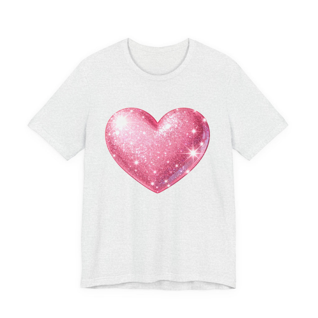 Cute Heart Graphic Unisex Tee, Casual Shirt, Valentine's Gift, Summer Wear, Heart T-Shirt, Everyday Fashion