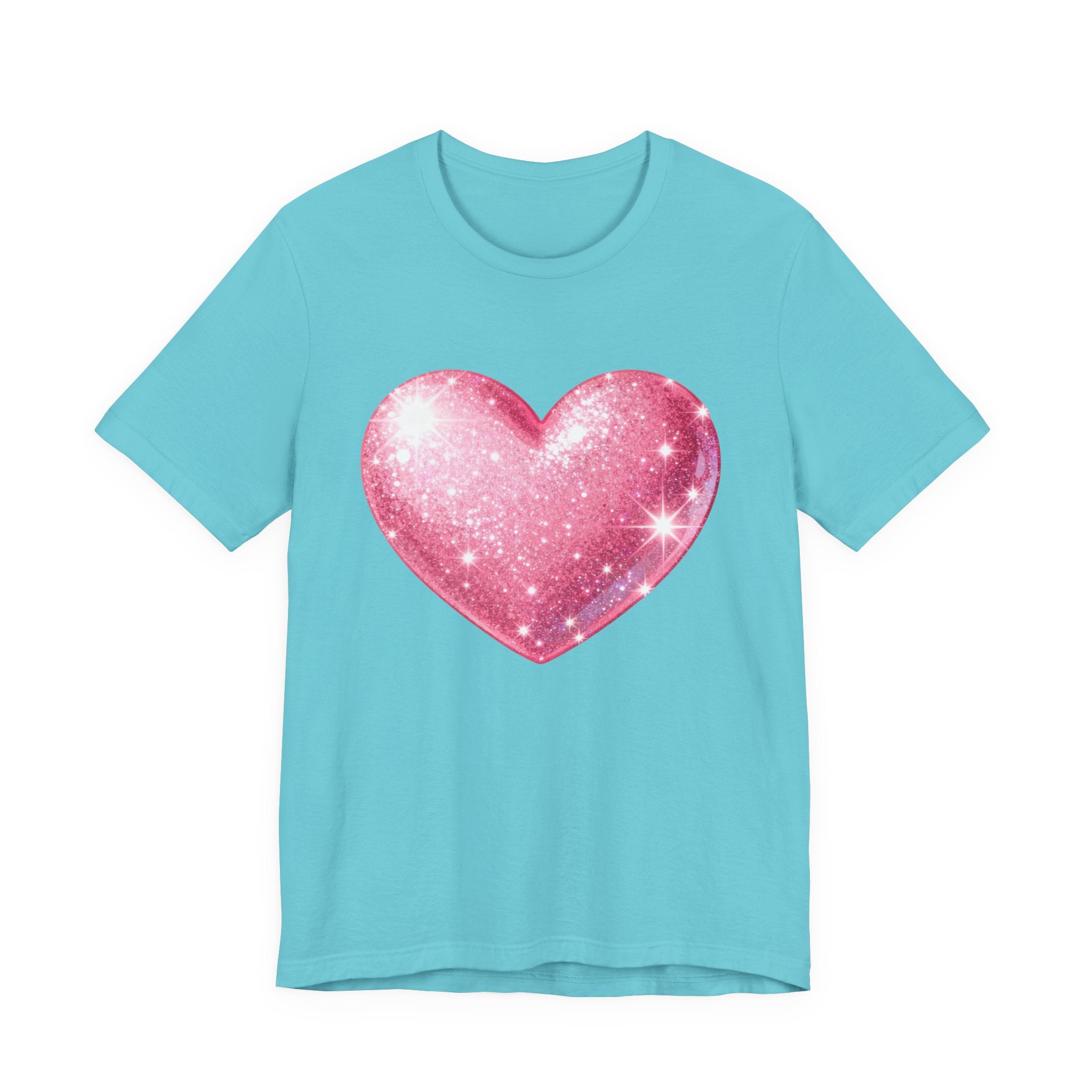 Cute Heart Graphic Unisex Tee, Casual Shirt, Valentine's Gift, Summer Wear, Heart T-Shirt, Everyday Fashion