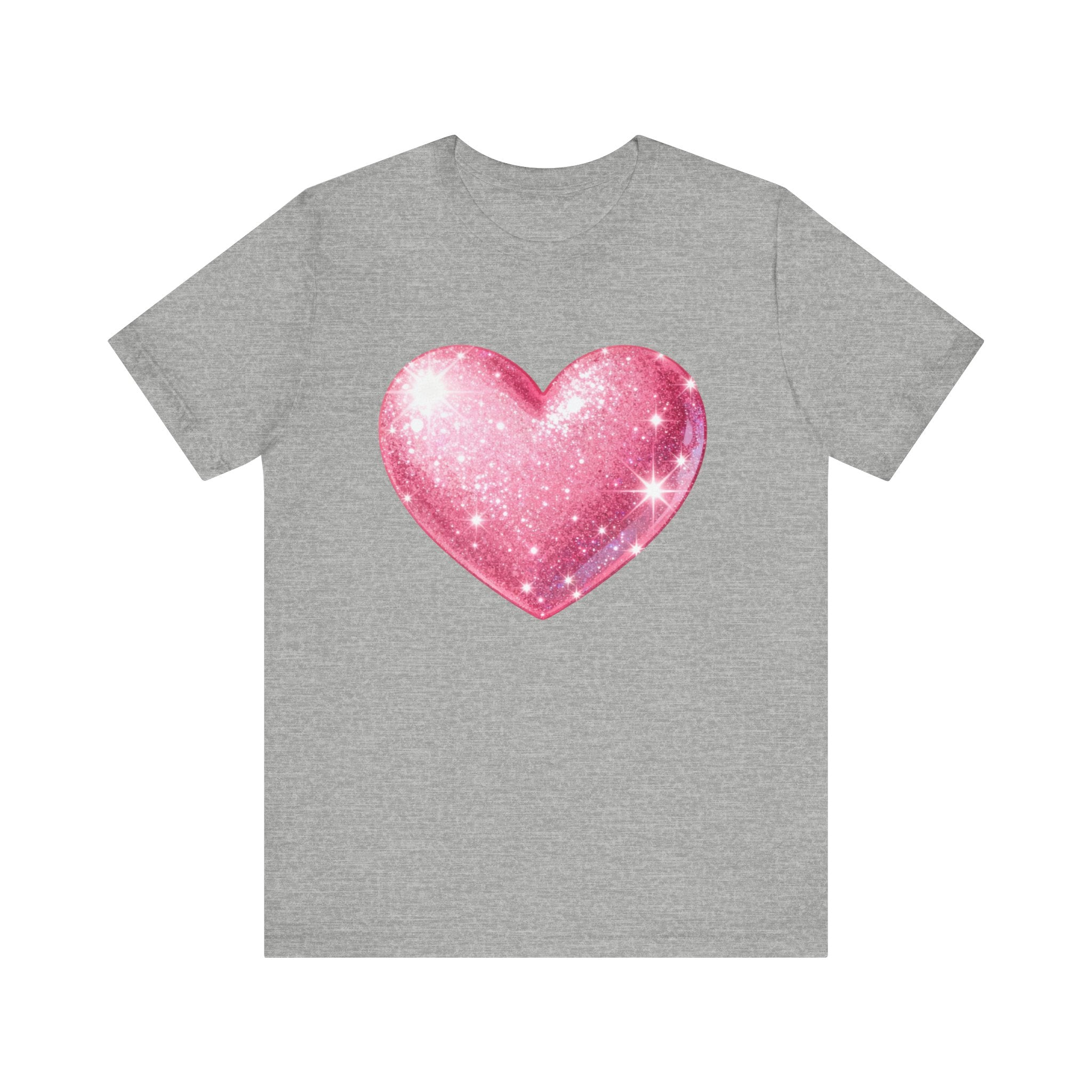 Cute Heart Graphic Unisex Tee, Casual Shirt, Valentine's Gift, Summer Wear, Heart T-Shirt, Everyday Fashion