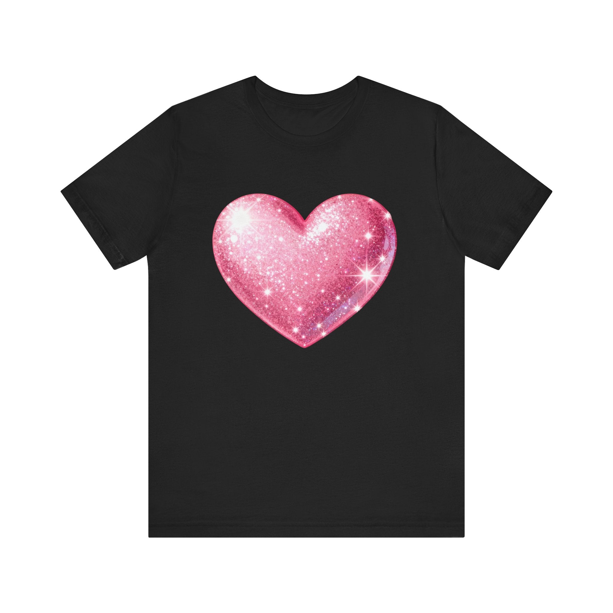Cute Heart Graphic Unisex Tee, Casual Shirt, Valentine's Gift, Summer Wear, Heart T-Shirt, Everyday Fashion