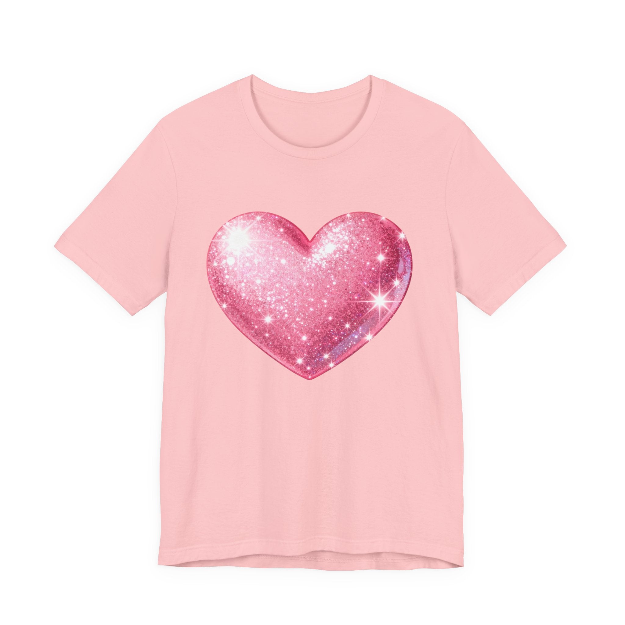Cute Heart Graphic Unisex Tee, Casual Shirt, Valentine's Gift, Summer Wear, Heart T-Shirt, Everyday Fashion
