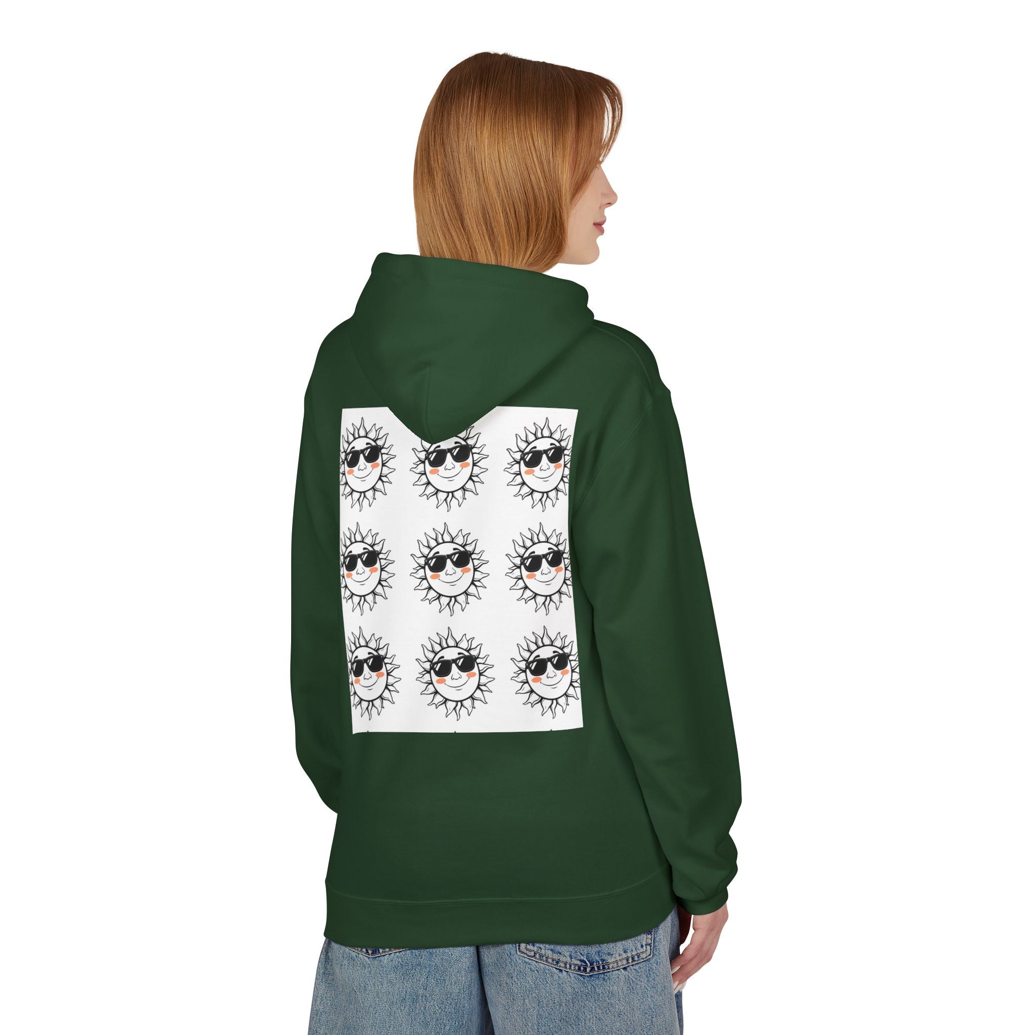 Chic Graphic Hoodie with Eye Motif, Cozy Streetwear, Perfect for Everyday Wear, Unique Gift for Fashion Lovers, Ideal for Casual Outings