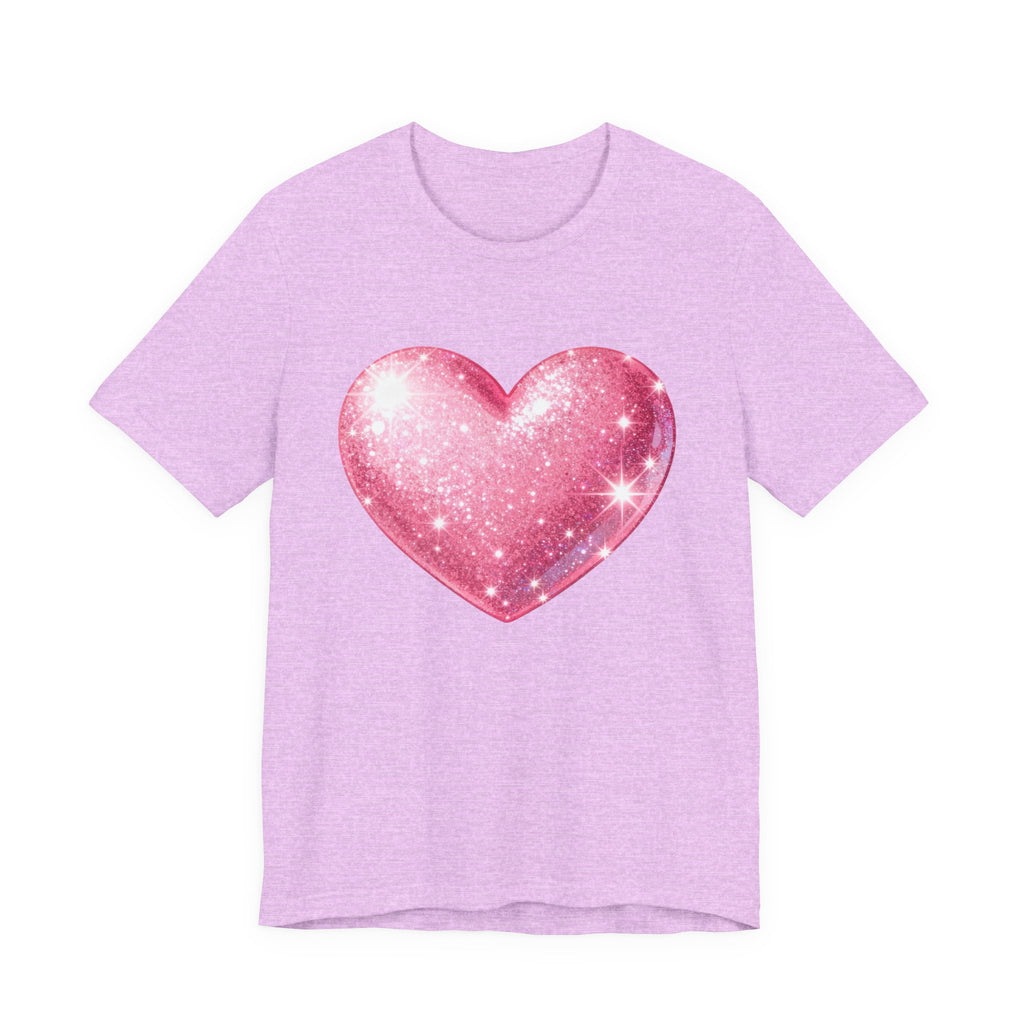 Cute Heart Graphic Unisex Tee, Casual Shirt, Valentine's Gift, Summer Wear, Heart T-Shirt, Everyday Fashion