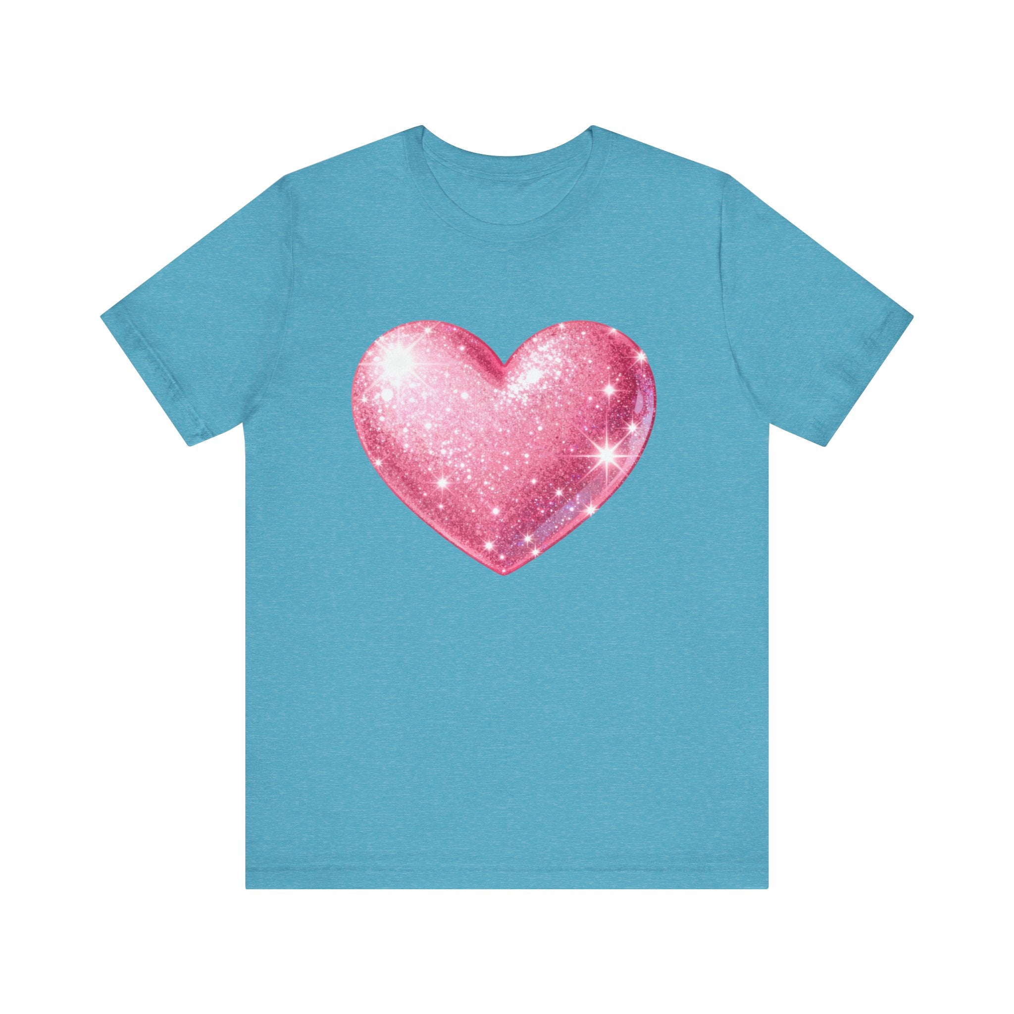 Cute Heart Graphic Unisex Tee, Casual Shirt, Valentine's Gift, Summer Wear, Heart T-Shirt, Everyday Fashion