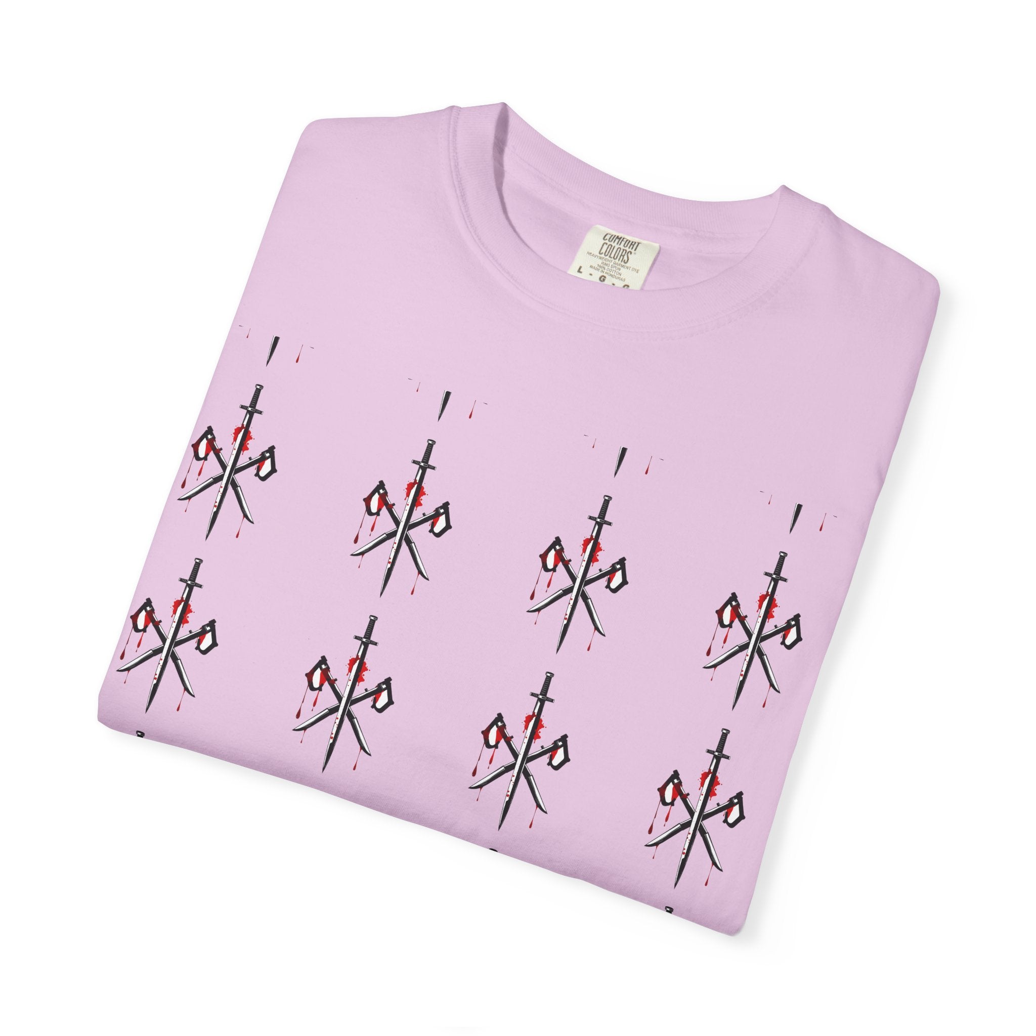 Garment-Dyed T-Shirt with Unique Arrow Design, Casual Wear, Gift for Him/Her, Summer Fashion, Boho Style Tee, Everyday Comfort