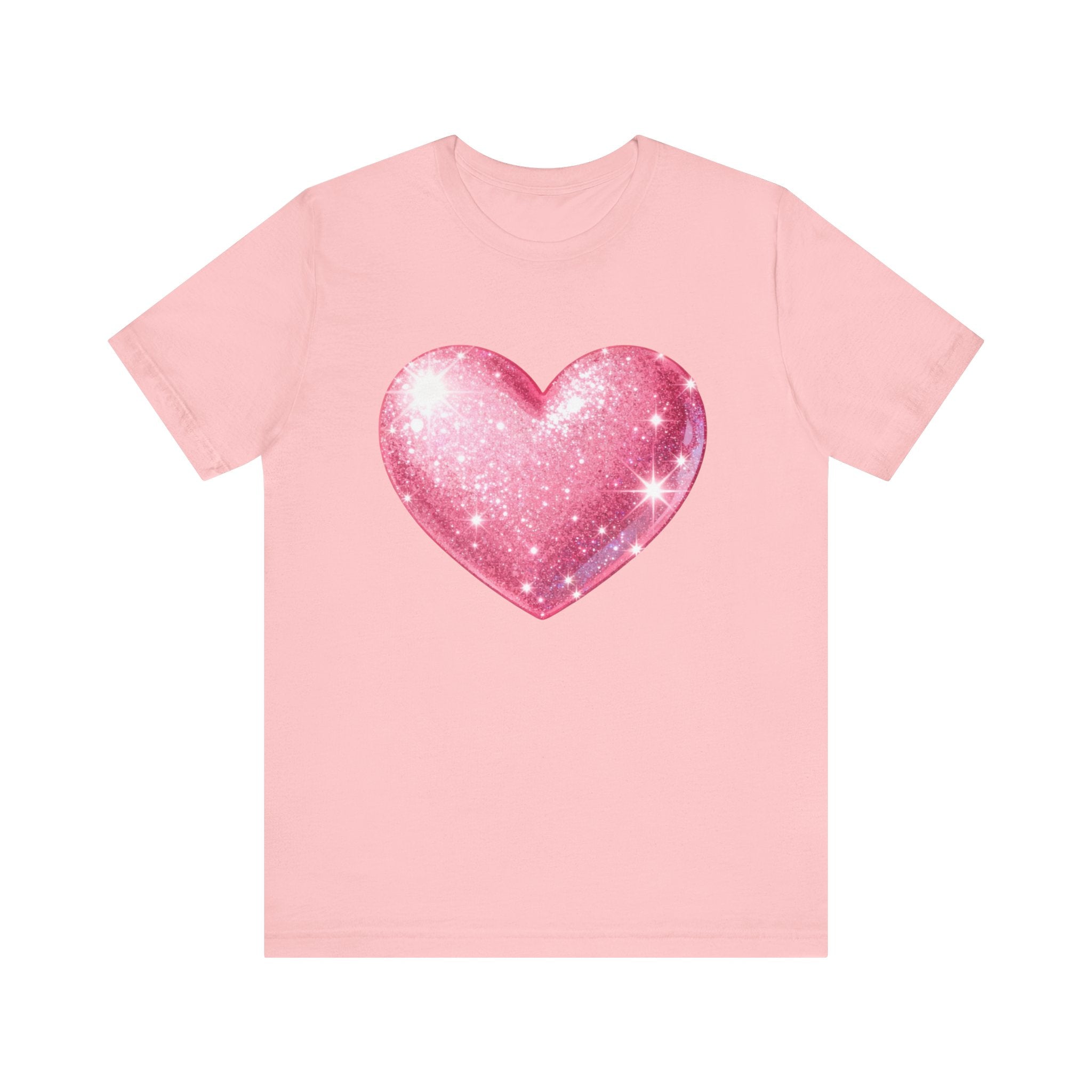 Cute Heart Graphic Unisex Tee, Casual Shirt, Valentine's Gift, Summer Wear, Heart T-Shirt, Everyday Fashion