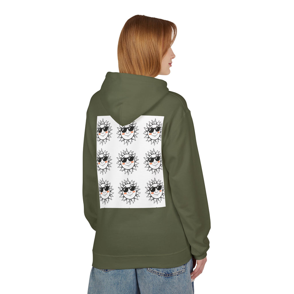 Chic Graphic Hoodie with Eye Motif, Cozy Streetwear, Perfect for Everyday Wear, Unique Gift for Fashion Lovers, Ideal for Casual Outings
