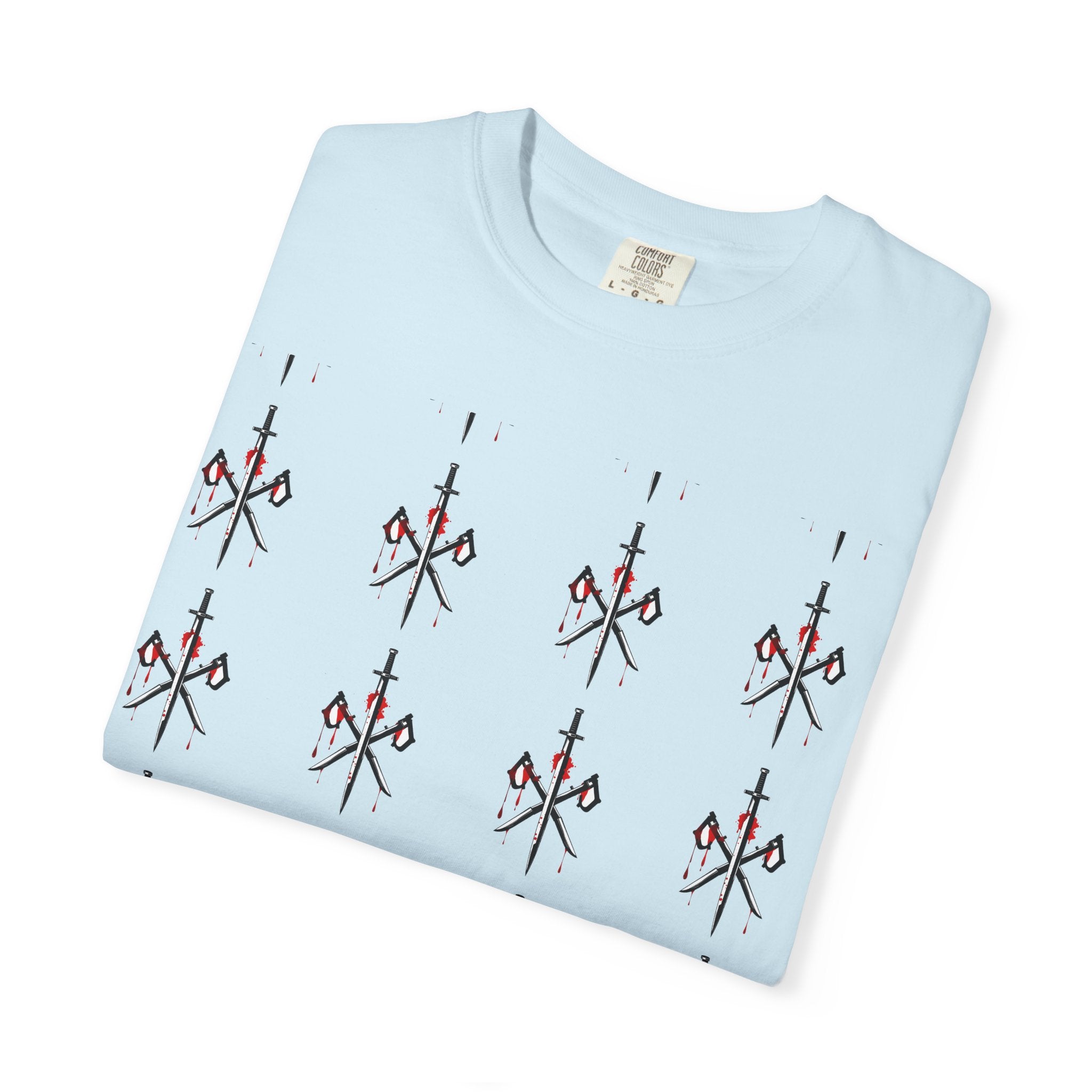 Garment-Dyed T-Shirt with Unique Arrow Design, Casual Wear, Gift for Him/Her, Summer Fashion, Boho Style Tee, Everyday Comfort