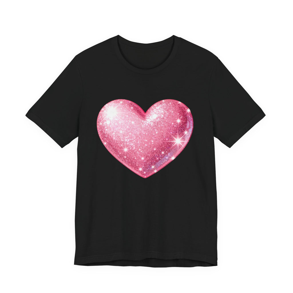 Cute Heart Graphic Unisex Tee, Casual Shirt, Valentine's Gift, Summer Wear, Heart T-Shirt, Everyday Fashion