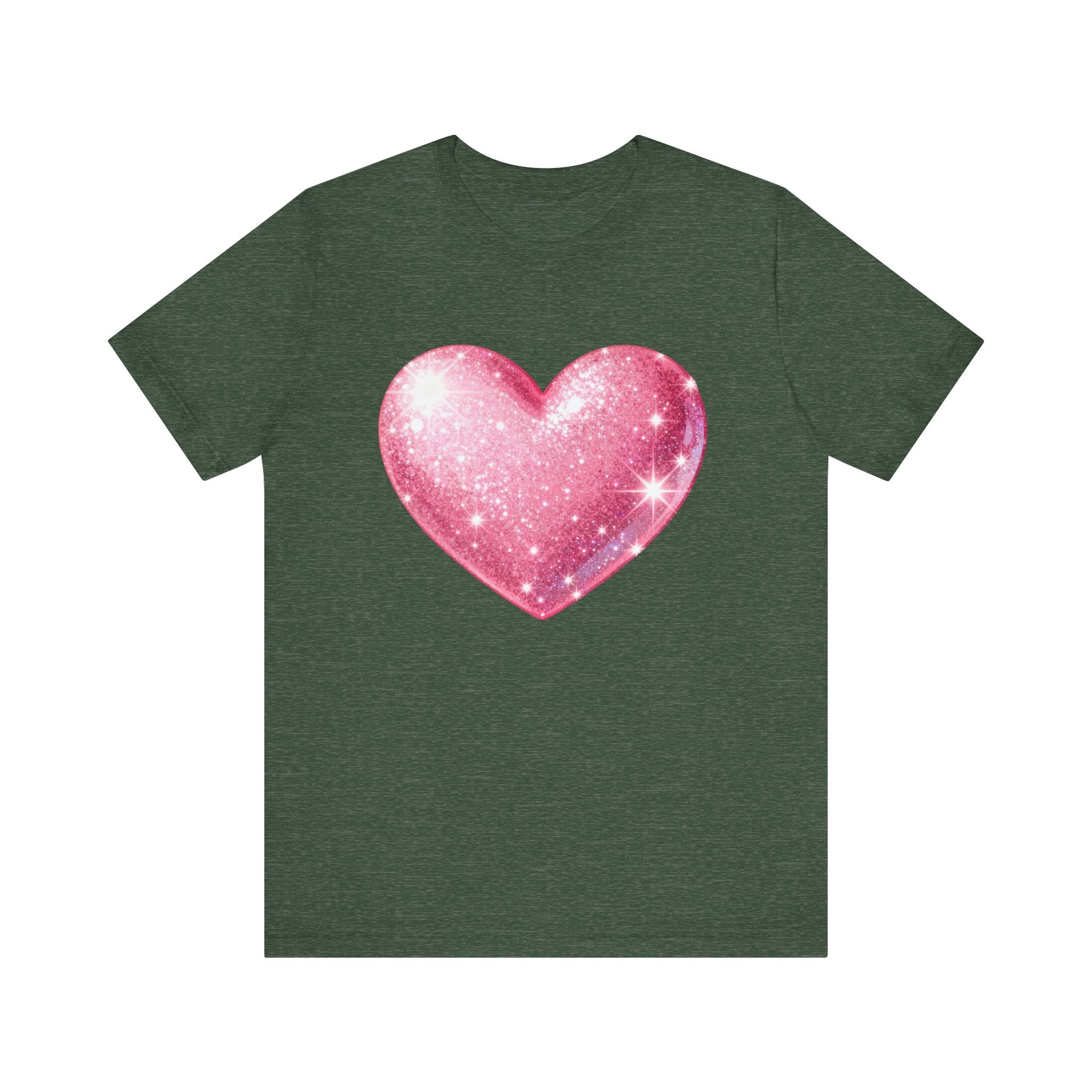 Cute Heart Graphic Unisex Tee, Casual Shirt, Valentine's Gift, Summer Wear, Heart T-Shirt, Everyday Fashion