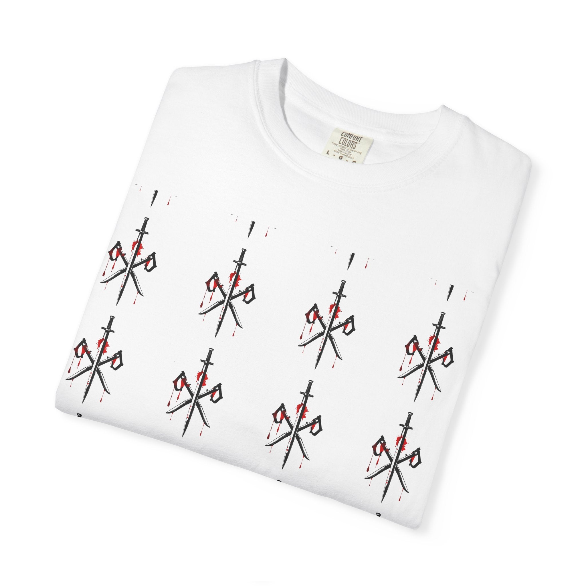 Garment-Dyed T-Shirt with Unique Arrow Design, Casual Wear, Gift for Him/Her, Summer Fashion, Boho Style Tee, Everyday Comfort