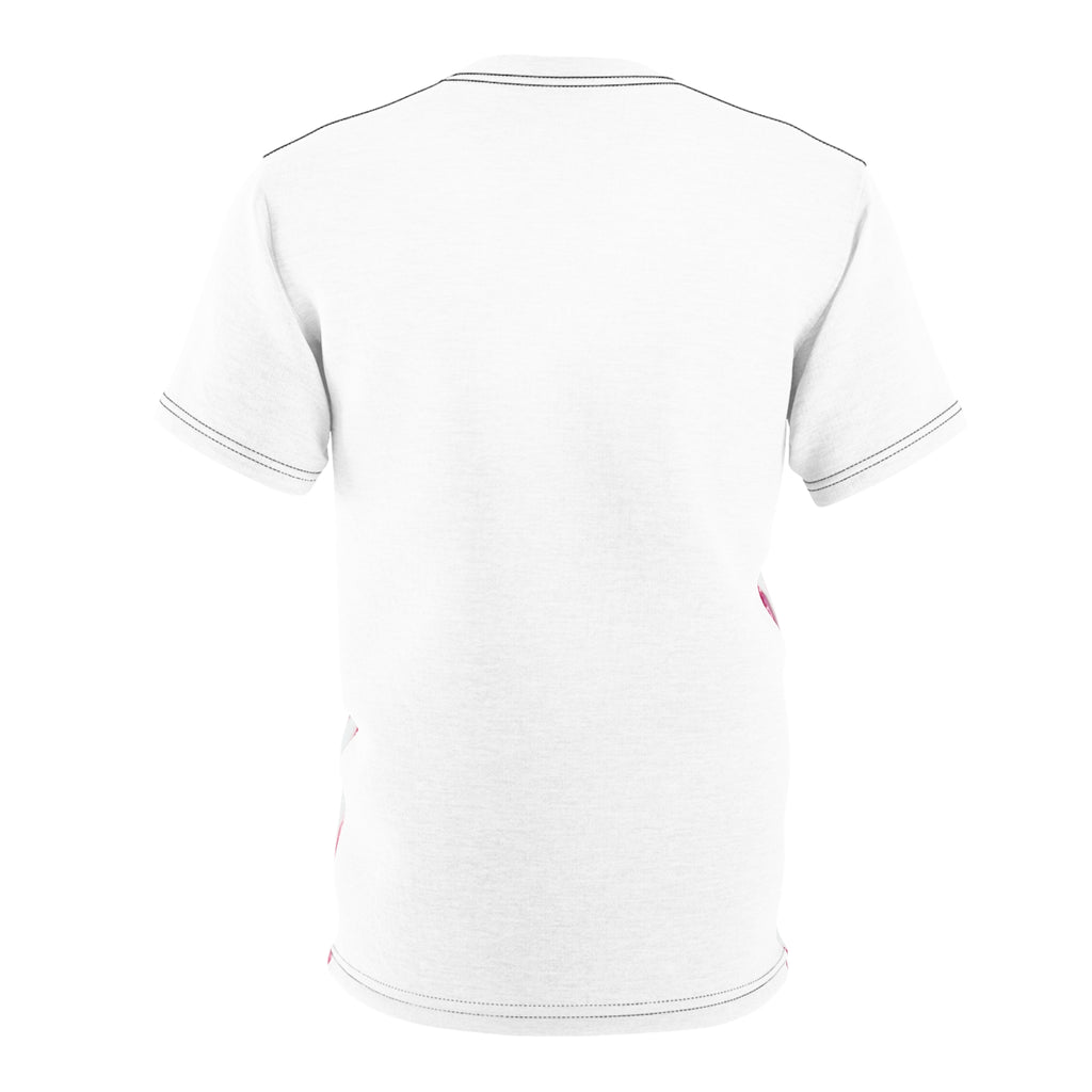 Pink Heart Pattern Unisex Tee, Cute Casual Shirt for Valentine's Day, Gift for Her, Party Wear, Stylish Everyday Top