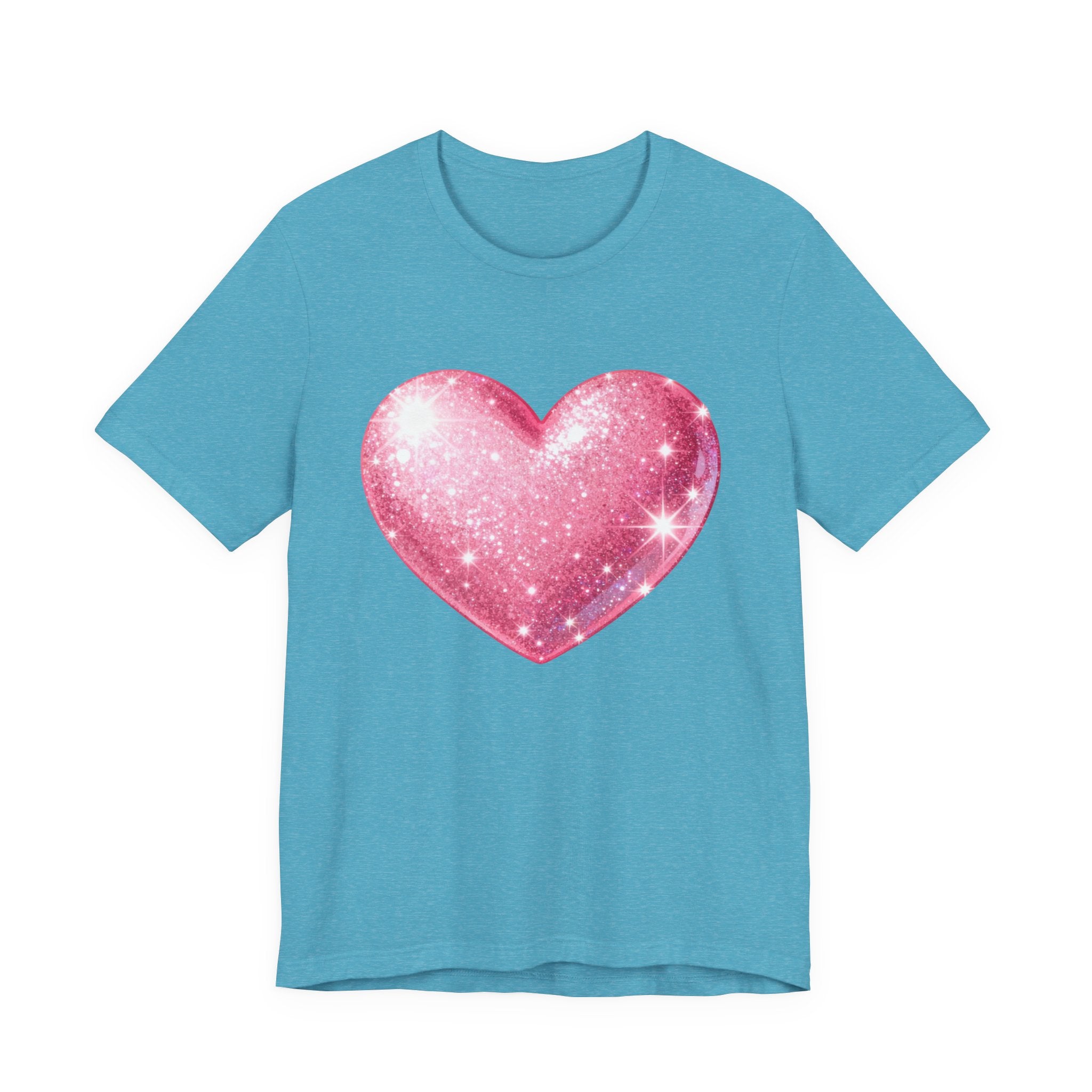 Cute Heart Graphic Unisex Tee, Casual Shirt, Valentine's Gift, Summer Wear, Heart T-Shirt, Everyday Fashion