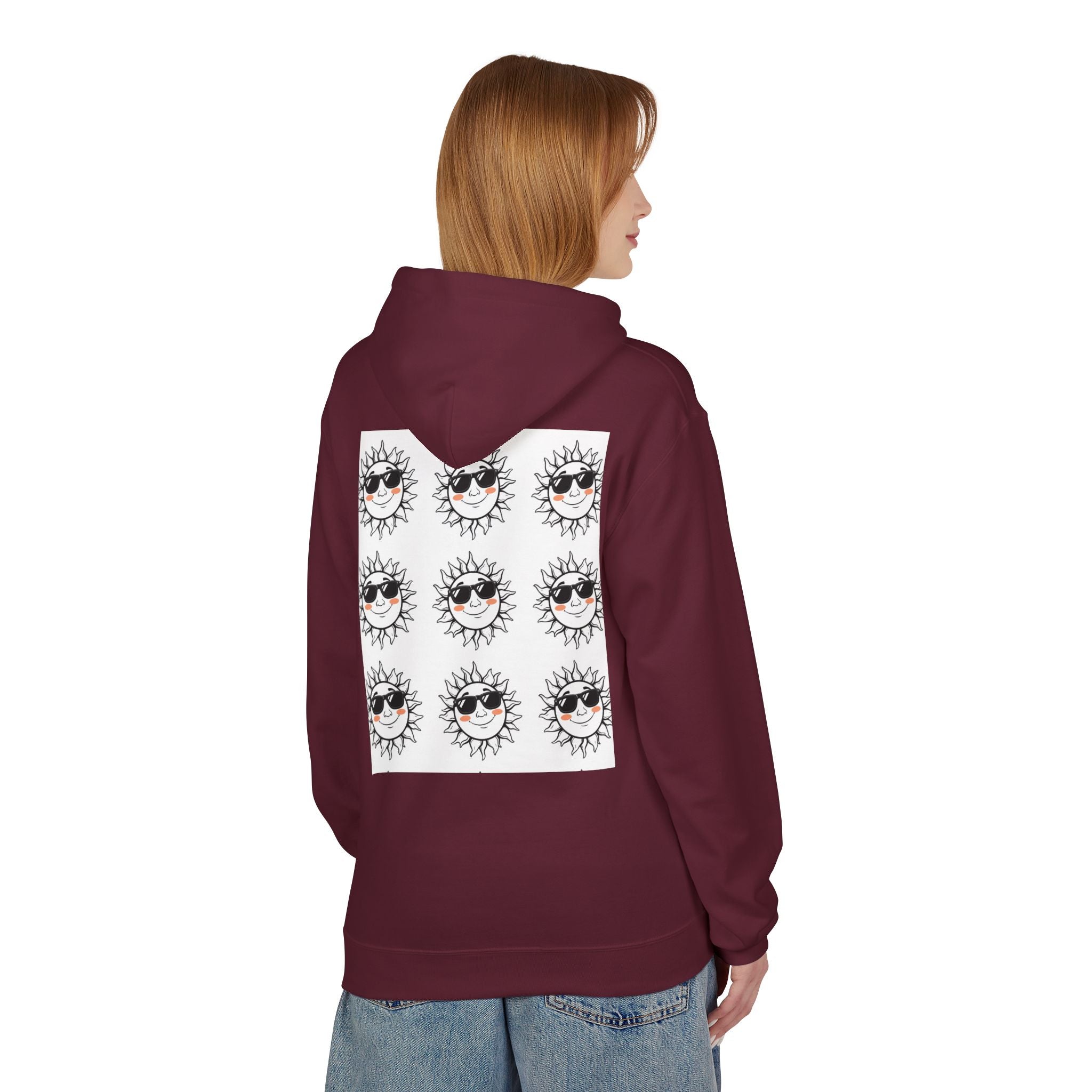 Chic Graphic Hoodie with Eye Motif, Cozy Streetwear, Perfect for Everyday Wear, Unique Gift for Fashion Lovers, Ideal for Casual Outings