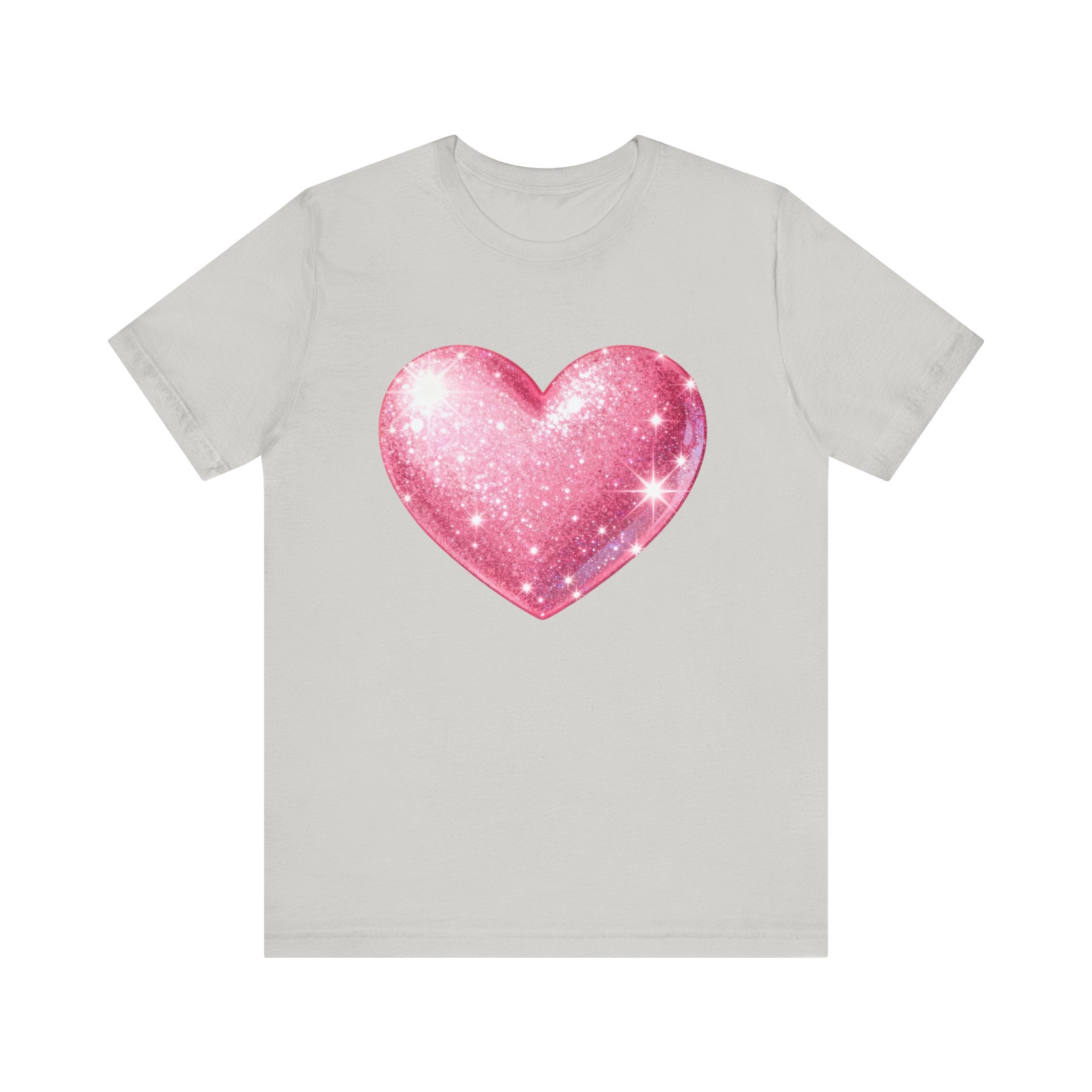 Cute Heart Graphic Unisex Tee, Casual Shirt, Valentine's Gift, Summer Wear, Heart T-Shirt, Everyday Fashion