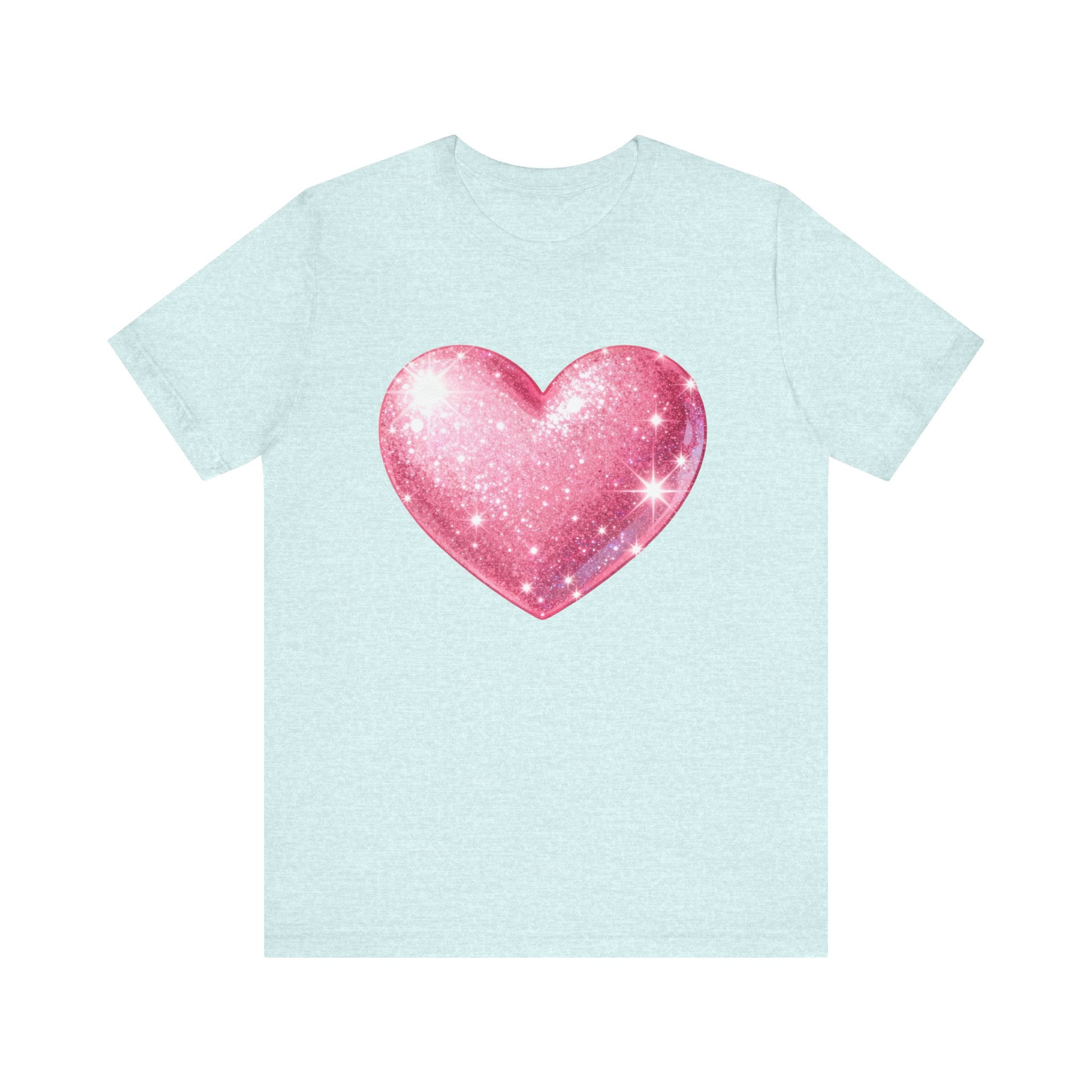 Cute Heart Graphic Unisex Tee, Casual Shirt, Valentine's Gift, Summer Wear, Heart T-Shirt, Everyday Fashion