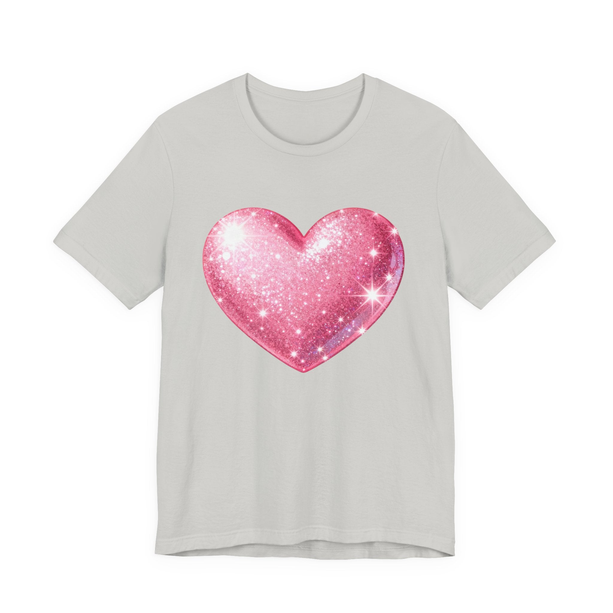 Cute Heart Graphic Unisex Tee, Casual Shirt, Valentine's Gift, Summer Wear, Heart T-Shirt, Everyday Fashion