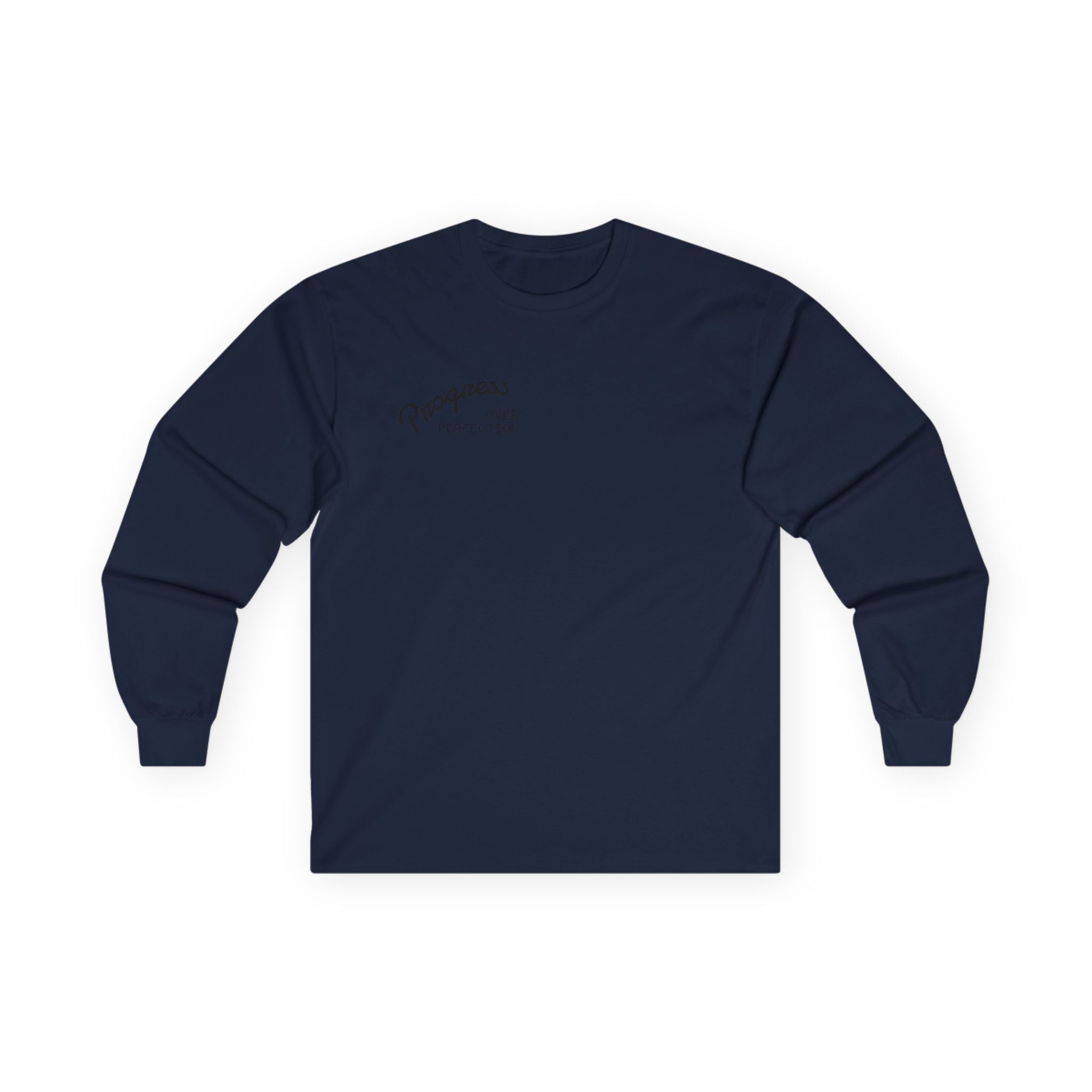 Unisex Long Sleeve Tee - Progress Design, Casual Wear, Gift Idea, Cozy Clothing, Everyday Style