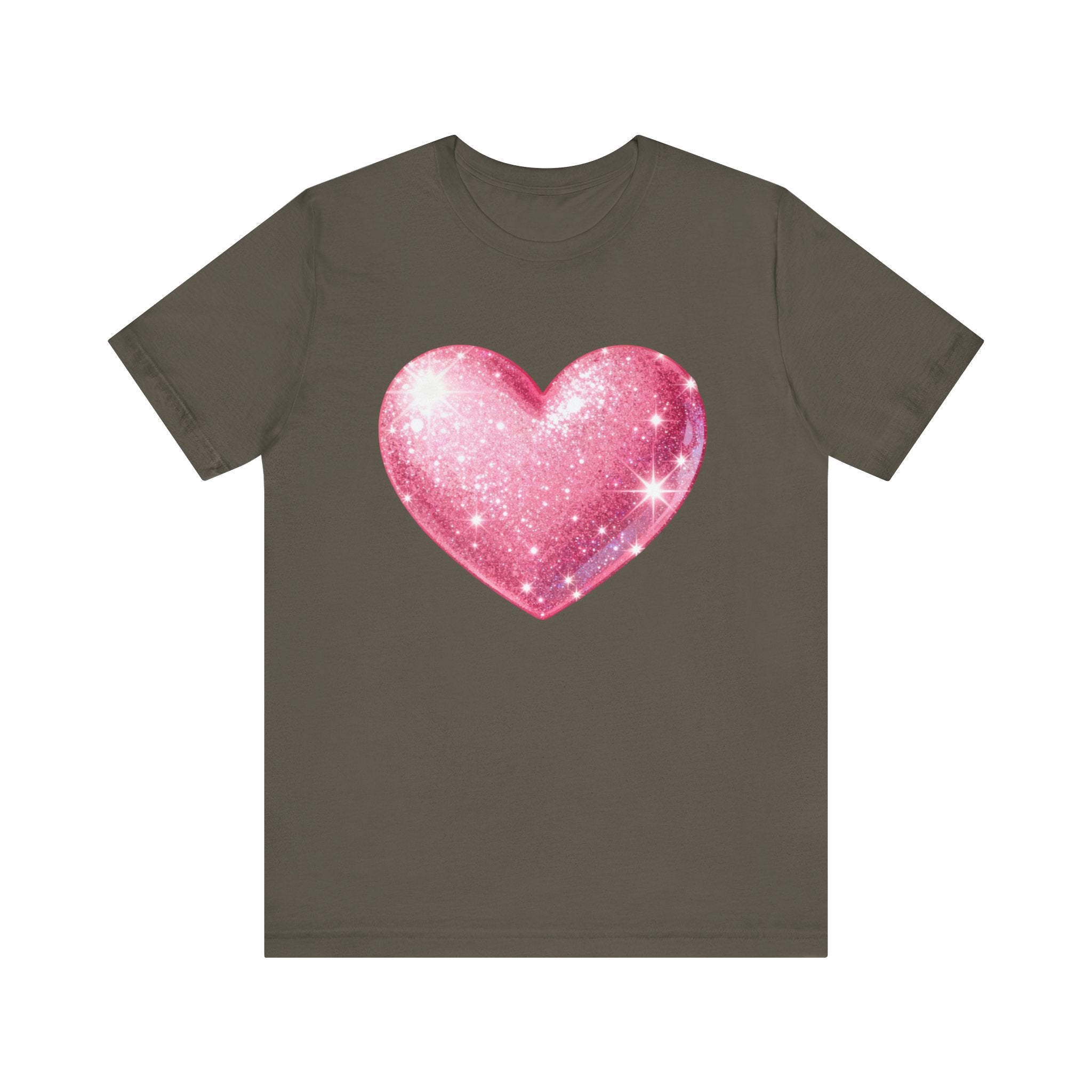 Cute Heart Graphic Unisex Tee, Casual Shirt, Valentine's Gift, Summer Wear, Heart T-Shirt, Everyday Fashion